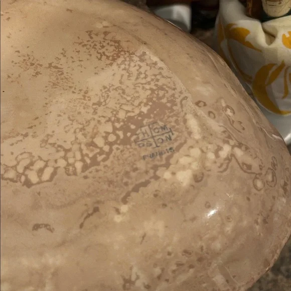 Antique Thompson “Francis” Lusterware Floral Serving Platter - Picture 5 of 7